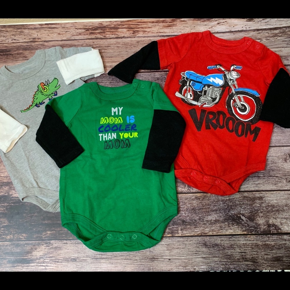 Circo ~ Bundle 3 Long Sleeve Onesies
